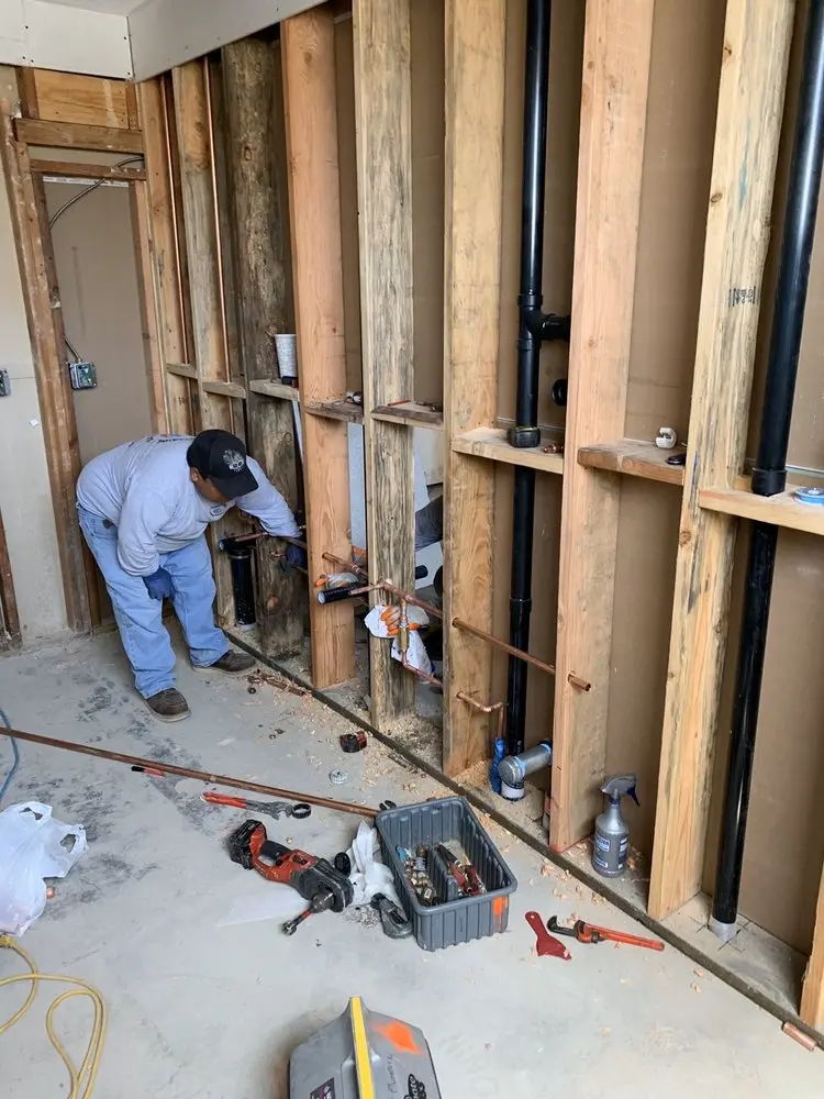 Commercial rough-in plumbing for Water Heater Replacement in Goodby's Creek